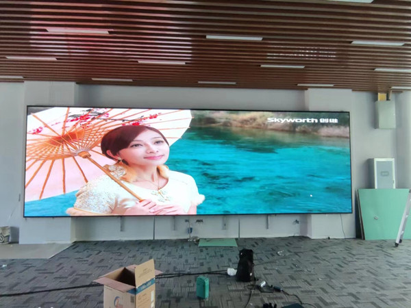 垫江P1.53led小间距屏安装案例